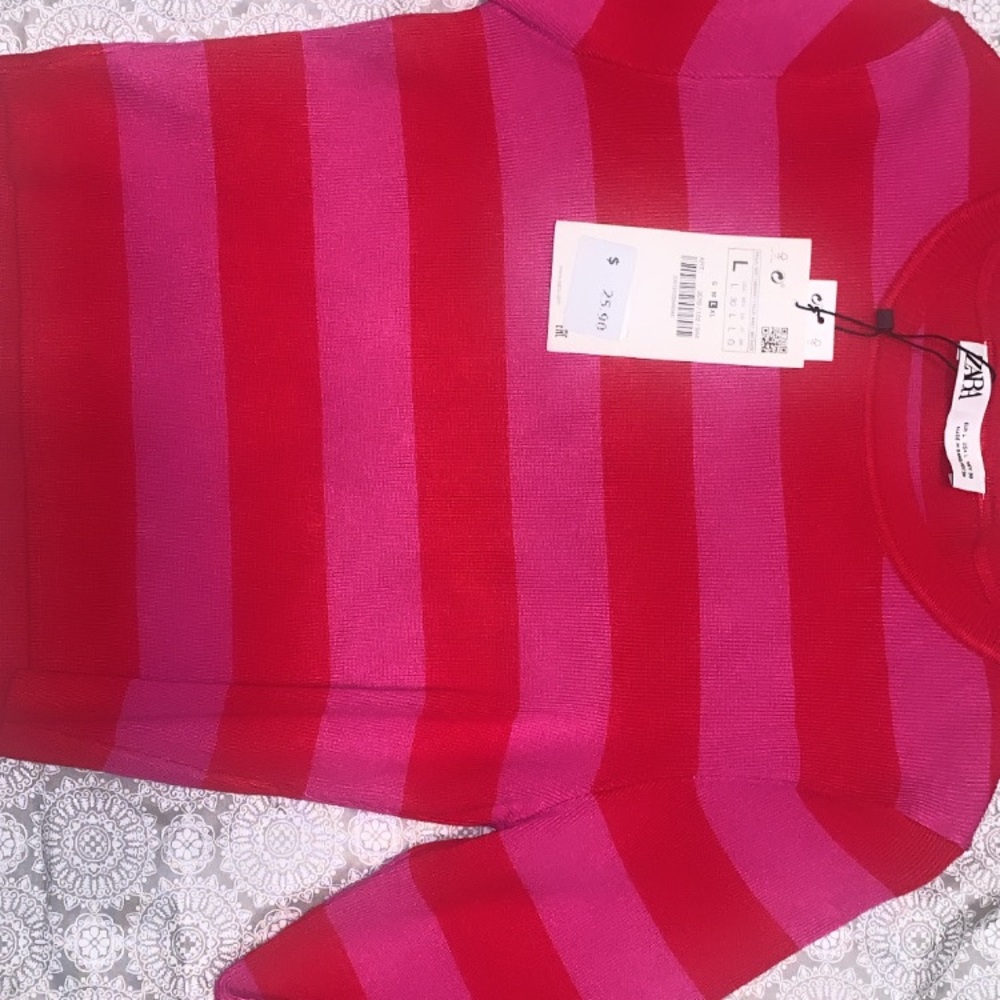 Zara Fitted Crop Top